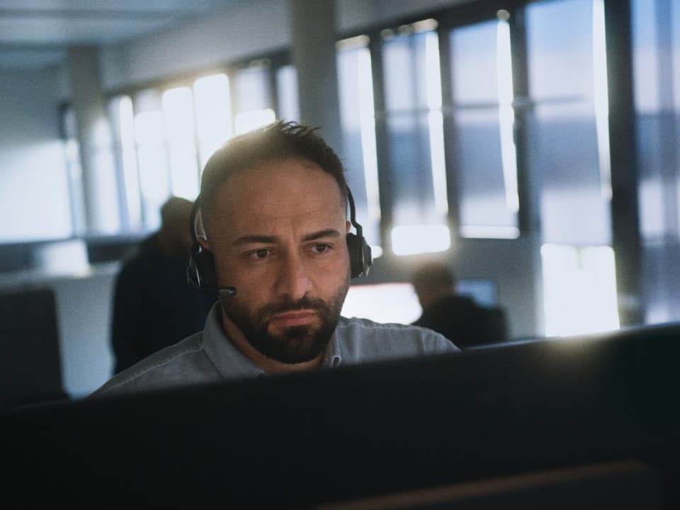 Korisnička podrška u pozivnom centru.